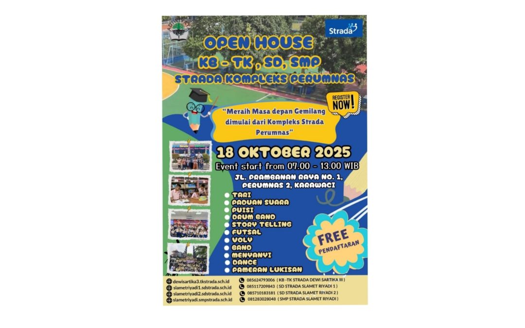MERAIH MASA DEPAN GEMILANG DIMULAI DARI KOMPLEKS STRADA PERUMNAS