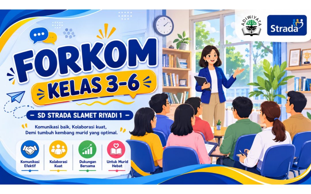 Forkom Kelas 3–6 SD Strada Slamet Riyadi 1 “Bersinergi, Berkolaborasi, dan Bertumbuh Bersama Menuju Tahun Ajaran 2026/2027”
